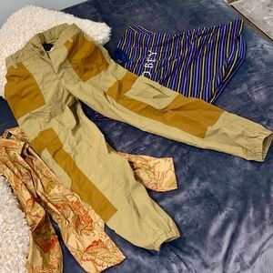 Stylish Patchwork Cargo Pants